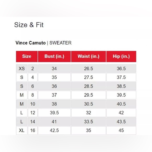 NWT VINCE CAMUTO Cozy Seam V-Neck Sweater | Size: L - Picture 13 of 13